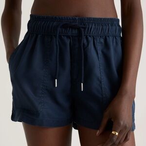 Quince Vintage Wash Tencel Utility Shorts